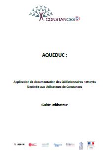 AQUEDUC - Guide Utilisateur